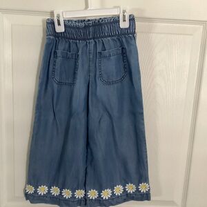 Fox Tales Blue Kids Bottoms with Daisy Trim